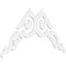 Ekena Millwork Pitch Rotherham Architectural Grade PVC Gable Pediment, 60"W x 35"H x 1"P (14/12) GPP060X035X100ROT - alternate 1